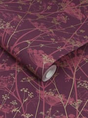 Clarissa Hulse Pink Wild Chervil Wallpaper - Image 3 of 3