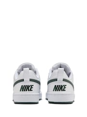 Nike White Youth Court Borough Low Recraft Trainers - Image 4 of 8