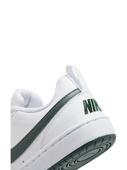 Nike White Youth Court Borough Low Recraft Trainers - Image 8 of 8