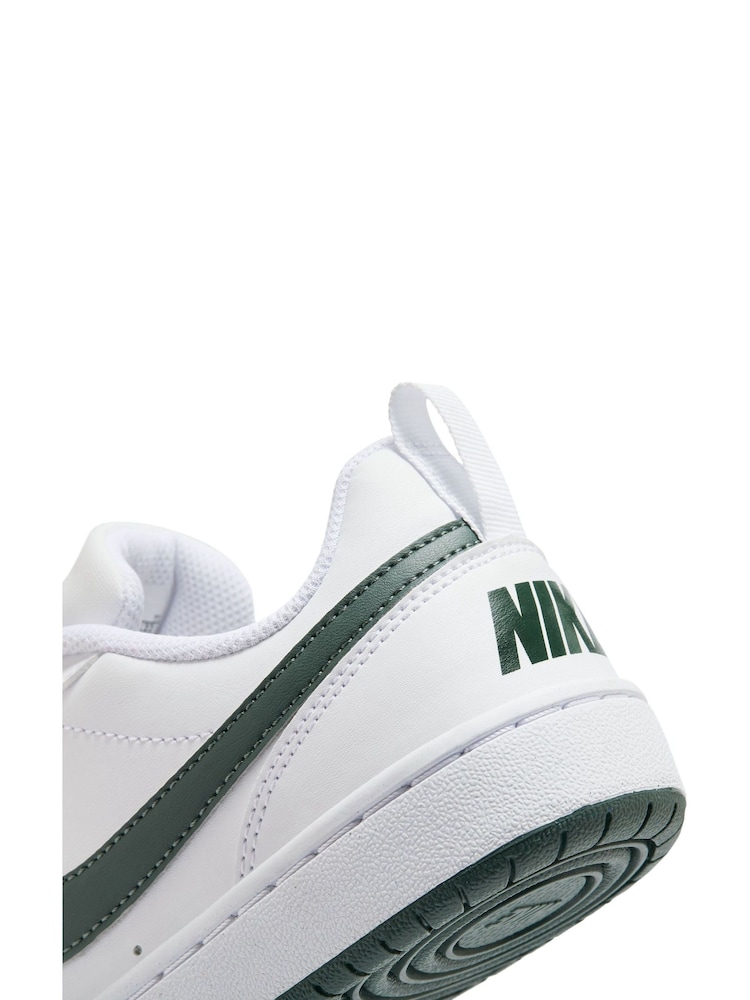 Nike White Youth Court Borough Low Recraft Trainers - Image 8 of 8