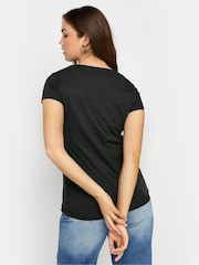 Long Tall Sally Black T-Shirt 2 Pack - Image 4 of 7