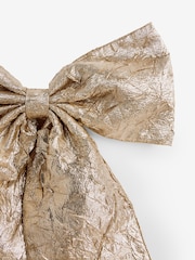 Gold Large Bow Tree Decoration - Image 3 of 3