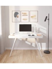 Koble White Tori Smart Desk - Image 2 of 6