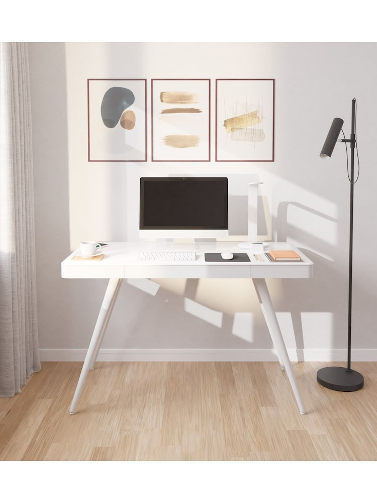 Koble White Tori Smart Desk - Image 2 of 6