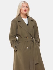 Whistles Green Petite Riley Trench Coat - Image 2 of 5