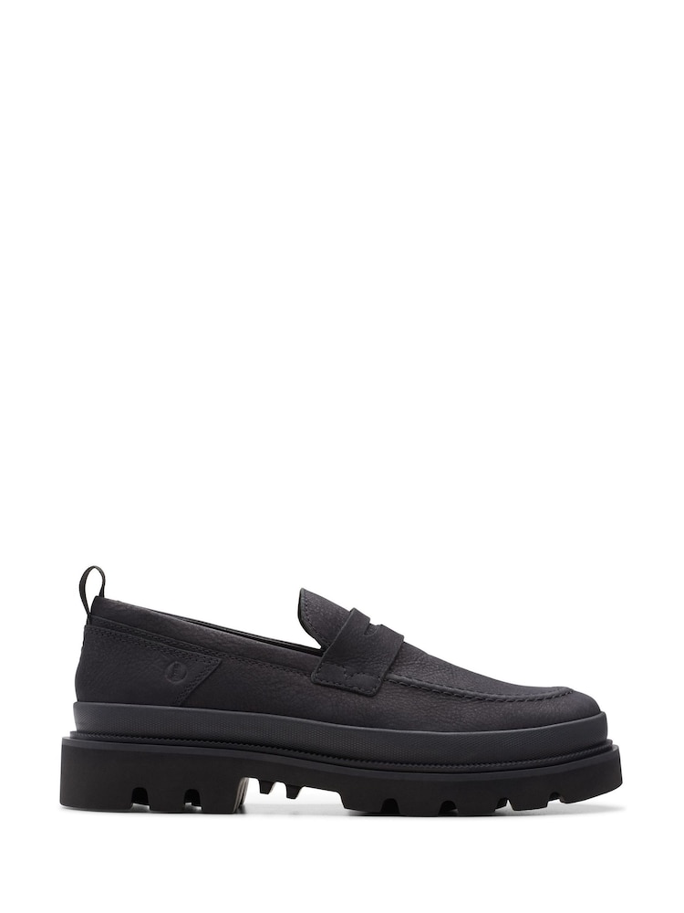 Clarks Black Nubuck Badell Step Shoes - Image 1 of 7