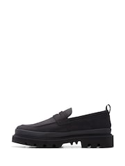 Clarks Black Nubuck Badell Step Shoes - Image 2 of 7