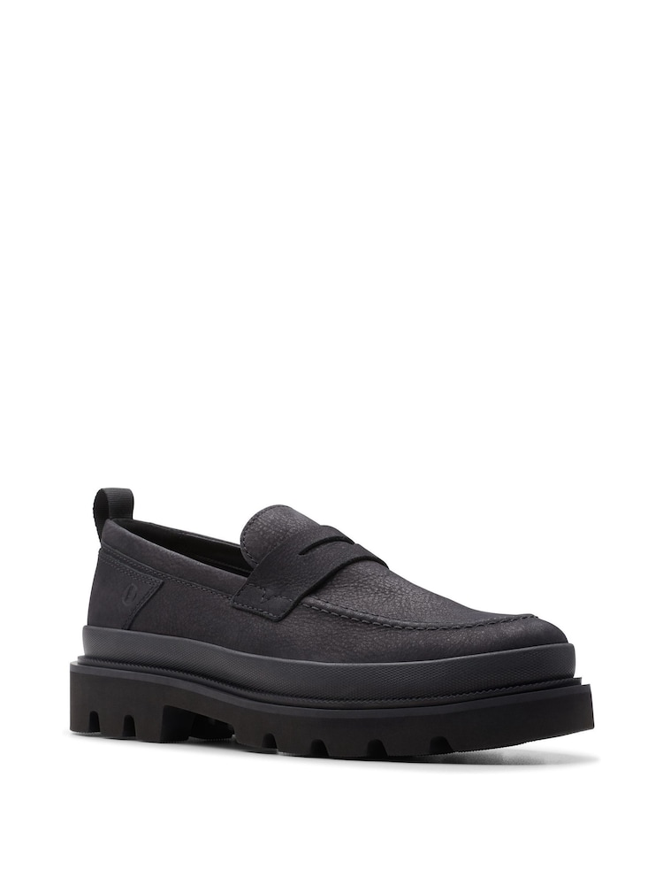 Clarks Black Nubuck Badell Step Shoes - Image 7 of 7