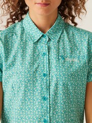 Regatta Blue Travel Packaway Short Sleeve Shirt - Image 4 of 7