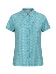 Regatta Blue Travel Packaway Short Sleeve Shirt - Image 5 of 7
