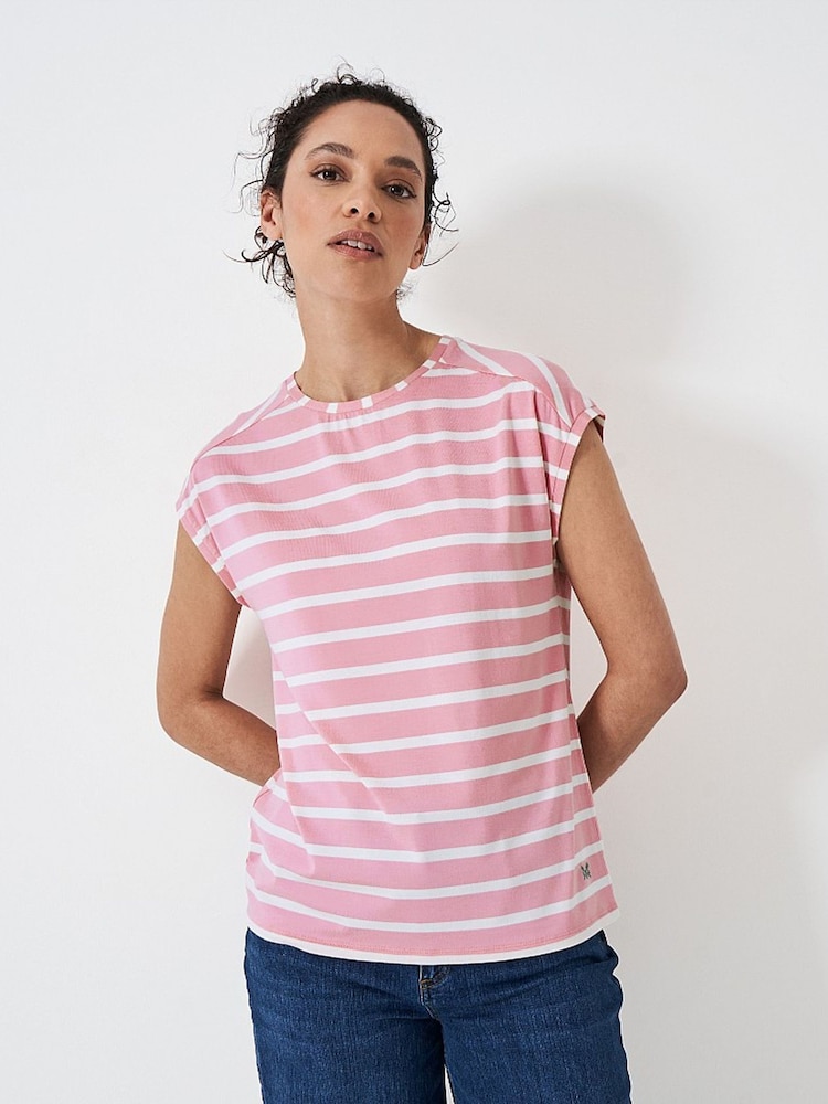 Crew Clothing Pink Ruby Top - Image 4 of 4