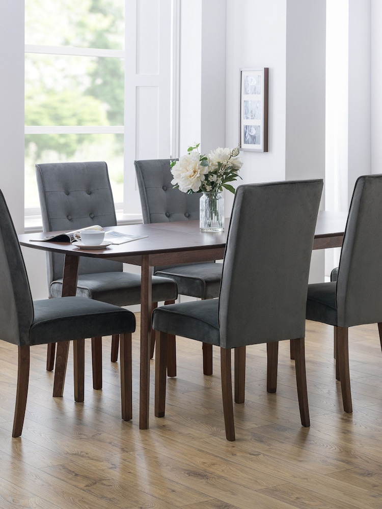 Julian Bowen Walnut Kensington Extending Dining Table - Image 1 of 6