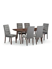 Julian Bowen Walnut Kensington Extending Dining Table - Image 5 of 6