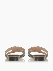 Dune London Black Standard Fit Loupe Smart Slider Sandals - Image 6 of 7