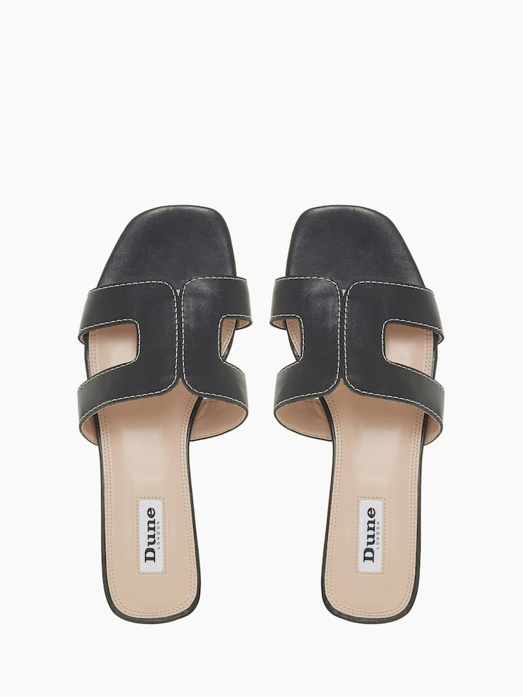 Schwarz - Dune London Loupe Elegante Slider-Sandalen - Bild 7 von 7 Schwarz - Dune London Loupe Elegante Slider-Sandalen - Bild 7 von 7