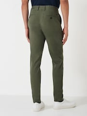 Зеленый - Узкие брюки-чинос Crew Clothing Company - Image 3 of 5