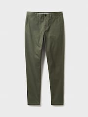 Зеленый - Узкие брюки-чинос Crew Clothing Company - Image 5 of 5