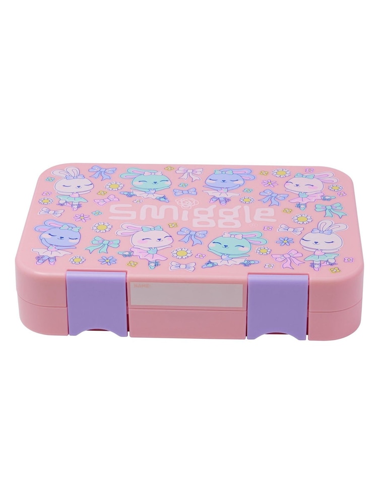 وردي - Smiggle Playtime Medium Bento Lunchbox - صورة 1 من 3
