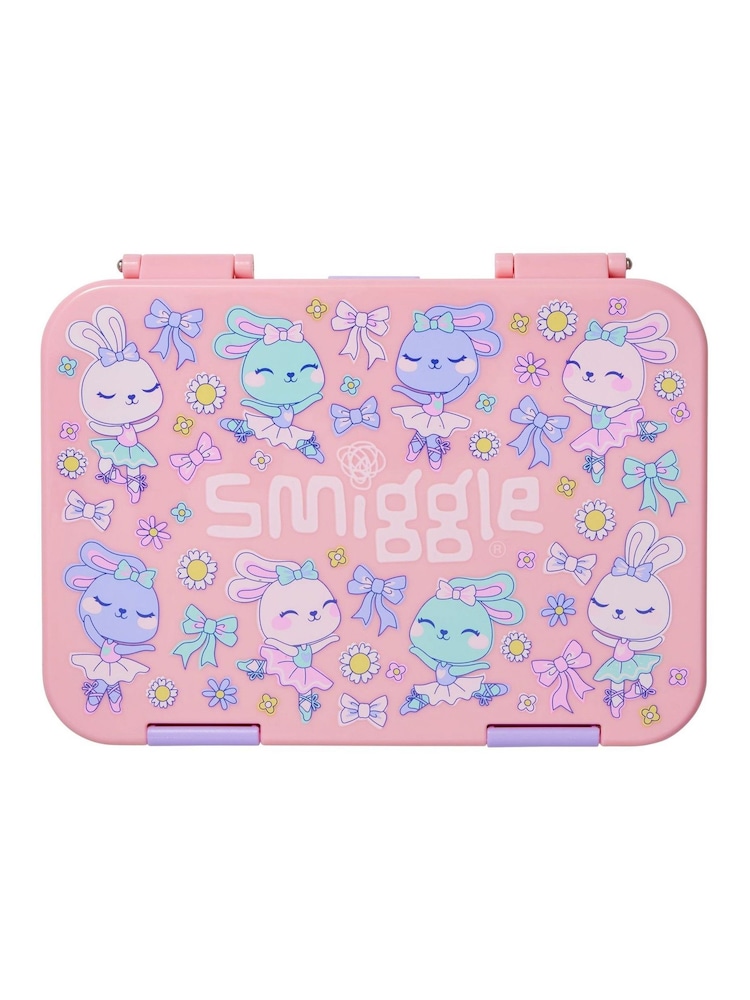 وردي - Smiggle Playtime Medium Bento Lunchbox - صورة 2 من 3