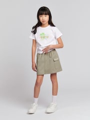 Jack Wills dekleta Elastic Waist kargo hlače (z žepi na hlačnicah) 100% Cotton krila - Slika 2 iz 8