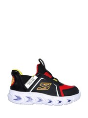 Skechers Black red Hypno-Flash 2.0 Vexlux Trainers - Image 1 of 3