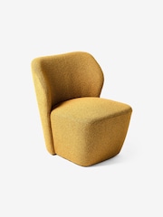 MADE.COM Ochre Yellow Pax Boucle Topeka Accent Chair - Image 4 of 5