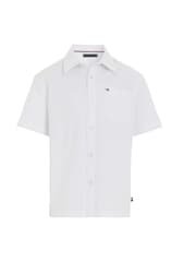 Tommy Hilfiger White Solid Oxford Shirt - Image 4 of 6