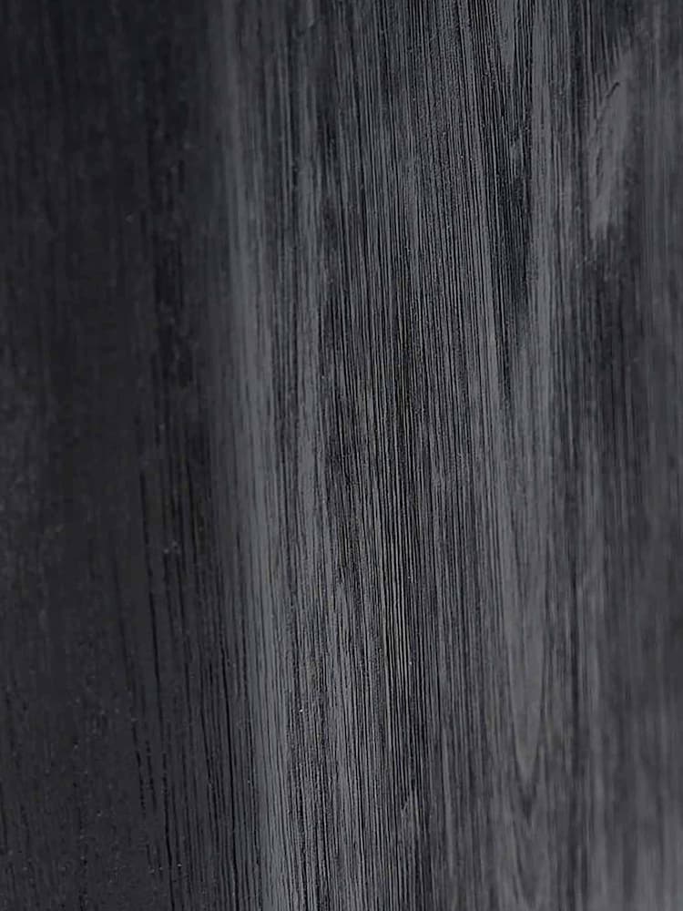 Pacific Black Fiji Acacia Wood and Rattan Bedside Unit - Image 6 of 6