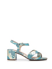 Moda in Pelle Lotsie Cross Over Block Two Part Sandals - Image 1 of 4