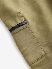 Khaki Green Utility style Hoodie & Joggers Set (3-16yrs) - Image 11 of 12