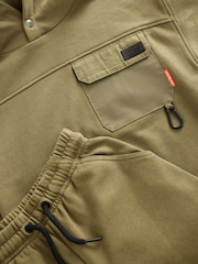 Khaki Green Utility style Hoodie & Joggers Set (3-16yrs) - Image 12 of 12