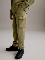 Khaki Green Utility style Hoodie & Joggers Set (3-16yrs) - Image 3 of 12