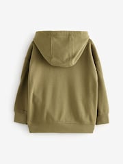 Khaki Green Utility style Hoodie & Joggers Set (3-16yrs) - Image 8 of 12