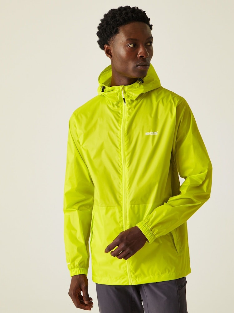 Regatta Yellow Mens Waterproof Pack It Jacket III - Image 2 of 10