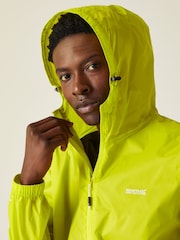 Regatta Yellow Mens Waterproof Pack It Jacket III - Image 4 of 10