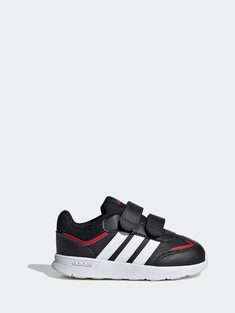adidas Black/Red Kids Tensaur Switch Shoes - Image 1 of 8