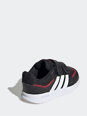 adidas Black/Red Kids Tensaur Switch Shoes - Image 4 of 8