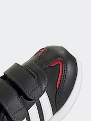 adidas Black/Red Kids Tensaur Switch Shoes - Image 7 of 8