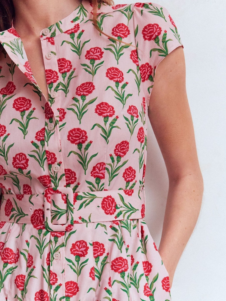 Boden Pink Arabella Cotton Maxi Dress - Image 2 of 6 Boden Pink Arabella Cotton Maxi Dress - Image 2 of 6