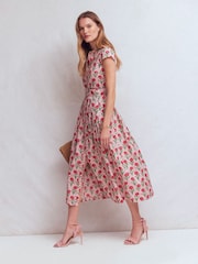 Boden Pink Arabella Cotton Maxi Dress - Image 4 of 6