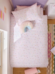 Kawaii Single Duvet Cover and Pillowcase Set with Fitted Sheet - Image 7 of 11