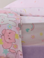 Kawaii Single Duvet Cover and Pillowcase Set with Fitted Sheet - Image 8 of 11