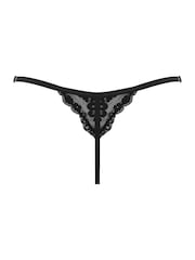 Negro - Pour Moi Fleur Cheeky V-Shaped Briefs - Imagen 4 de 4