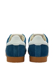 Gola Sky Blue Ladies Elan Suede Lace-Up Trainers - Image 2 of 4