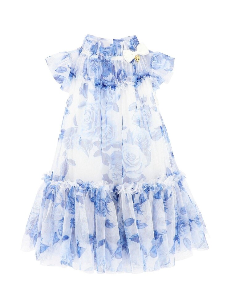 Angels Face Blue Marigold Flower Snowdrop Dress - Image 2 of 3