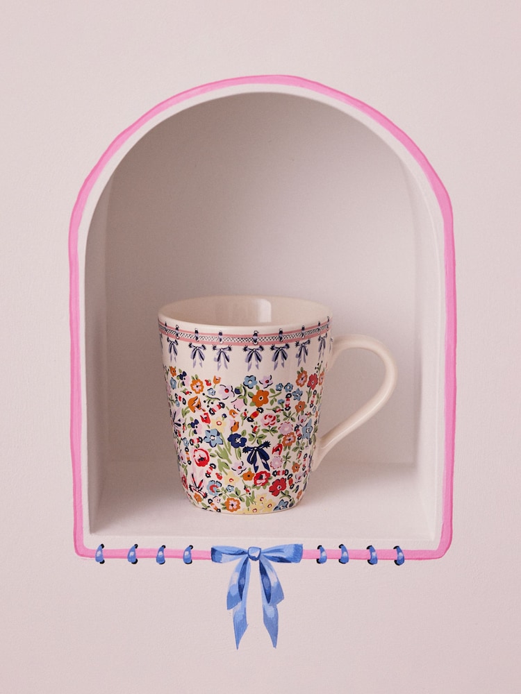 Cath Kidston Harmony Ditsy Bow Stanley Mugs Set Of 4 - Image 1 of 4