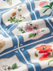 Blue EDIT Short Sleeve Floral Printed Shirt - Image 8 of 8
