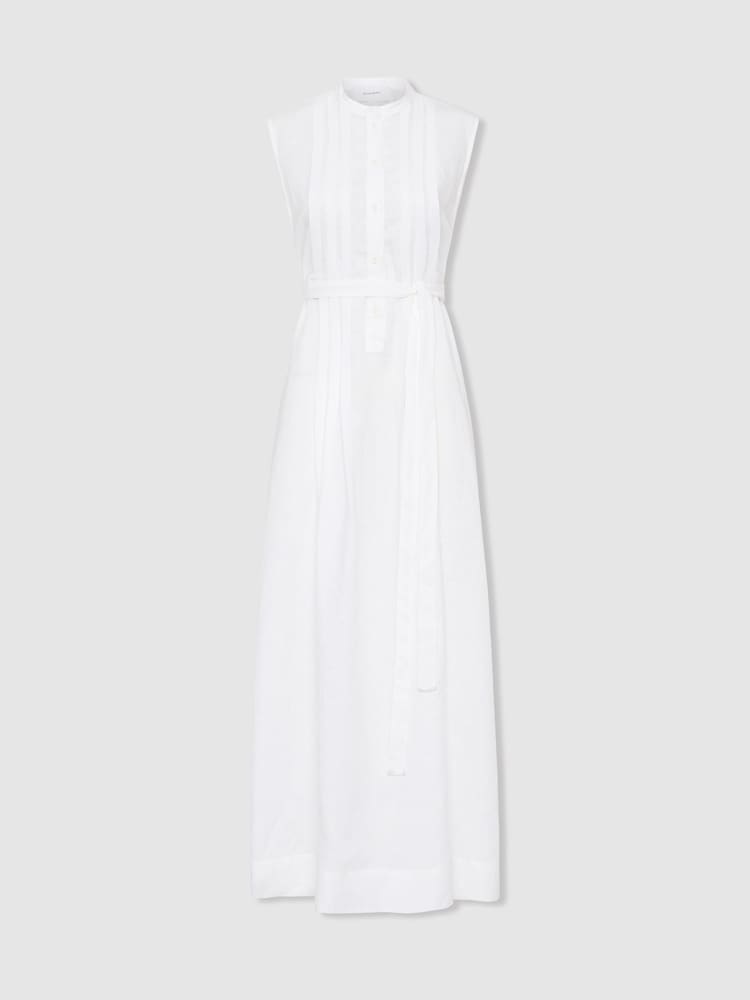 Bondi Born Linen Belted Midi Dress - Image 1 of 5