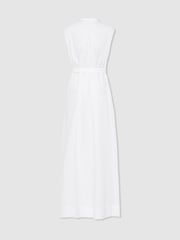 Bondi Born Linen Belted Midi Dress - Image 2 of 5