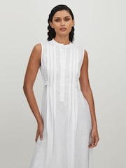 Bondi Born Linen Belted Midi Dress - Image 3 of 5